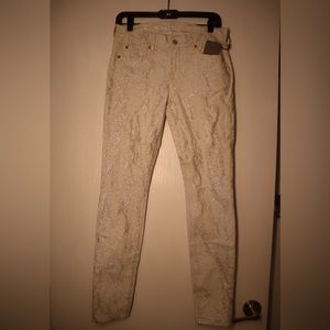 7FORALLMANKIND Sparkly Skinny Jeans